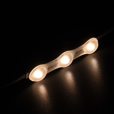 1.2W IP68 DC12V 3 LED 모듈 LED SMD2835 160° 빔 테이프 접착 후면