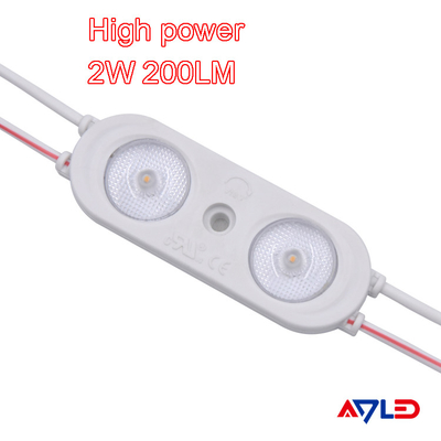 12V/24V 0.96W SMD 2835 LED 모듈 2LED 냉면 하얀색 / 따뜻한 하얀색 LED 백라이트 IP67 방수