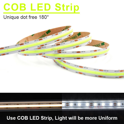 초고 환경 신뢰성 디자인 야외 RGB 조명 528led/m COB LED 스트립 라이트