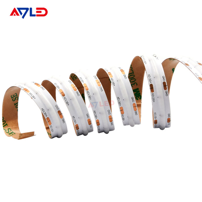 UL 유연 LED 스트립 유명 칩 24V 초 얇은 실리콘 10mm PCB 보드 IP20 528 코브 LED 조명