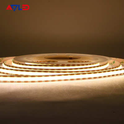 COB LED 스트립 라이트 고밀도 유연 FOB 528 LED / m 작은 단면 LED 라이트 테이프