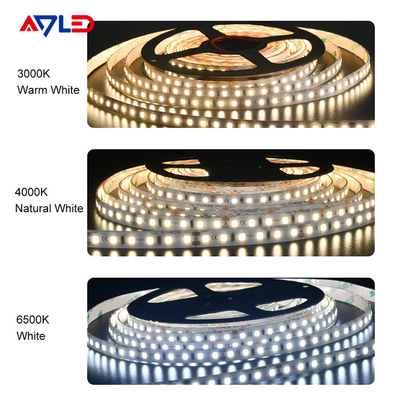 SMD 2835 LED 스트립 라이트 높은 밝기 4000K 12v/24v IP68 방수