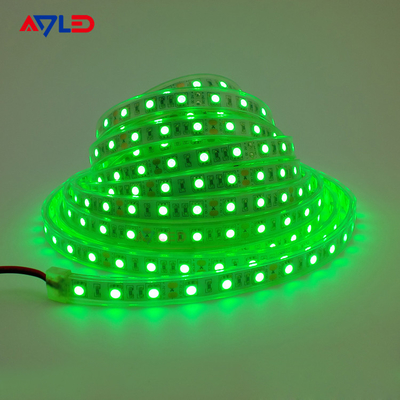 5050 단색 LED 스트립 라이트 방수 RGB 노랑