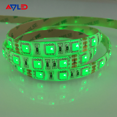 녹색 색상 SMD 5050 60LEDs/M LED 스트립 램프 가구 장식 고 밝은 방수