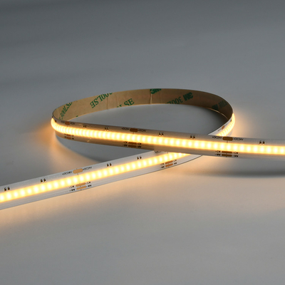 8W/M FCOB CCT 640 LED 빛 스트립 높은 밀도 유연 FOB COB 10mm PCB 보드 선형 디밍 가능