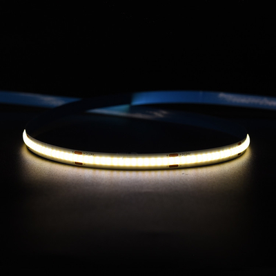 플렉서블 COB LED 라이트 스트립 - 12V/24V 16.4ft/5m 길이 320 LEDs/m CRI90 등급 저전압 작동 6000K 차가운 흰색