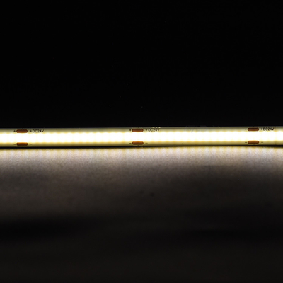 320 LED COB LED 스트립 라이트 3000K 4000K 6500K 플렉서블 테이프 릴 릴 CE 및 RoHS 인증 24V 또는 12V