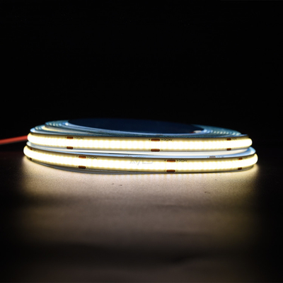 유연한 COB LED 스트립 라이트 - 24V, 320 LED, 3000K 색 온도, 8mm 너비, 3 년 보증 - ADLED LED.
