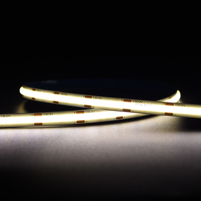도매자 8MM 12V/24V 480LEDs COB 릴에서 릴 LED 스트립 5미터/릴