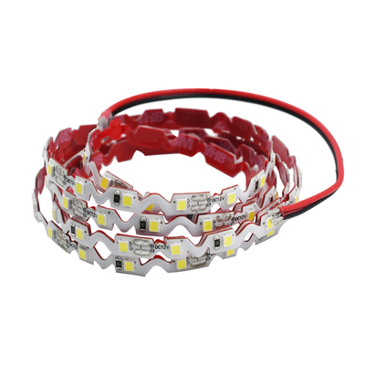 굽힌 LED 광 스트립 s형 6mm 12v 24v 72LEDs/m 미니 LED 채널 문자