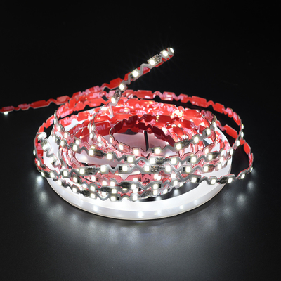 굽힌 LED 광 스트립 s형 6mm 12v 24v 72LEDs/m 미니 LED 채널 문자
