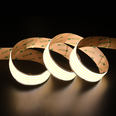 ADLED 30MM pcb 보드 1600leds 유연 LED 테이프 DC24V COB 스트립 90 CRI 유연 유니폼 40w/M