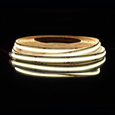 528Leds 12V 24V Cob 10mm 컬러 플렉서블 LED 스트립 라이트 Ra90 라인어 라이트