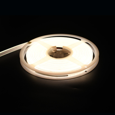 COB DC24V 유연 LED 스트립 라이트 480leds/m Reel To Reel 흰색 색상 온도 IP20 등급 3 년 보증