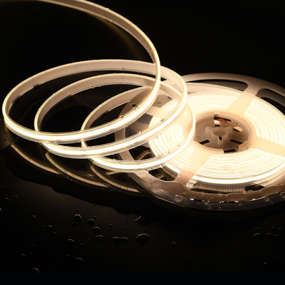 480 LED/m COB LED 스트립 12V/24V 5m 길이 따뜻하고 차가운 흰색 반점 없는 유연한 디자인