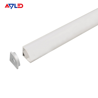 16 * 16mm 매달린 LED 알루미늄 안오디제 알루미늄 진압 LED 프로필 표면 코너에 장착 LED 광 스트립 프로필