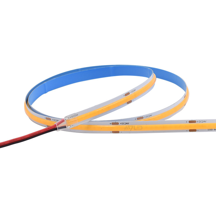 UL Cob 스트립 8mm 10mm 320leds Cob LED 라이트 야외 방수 Cob LED 유연 스트립 라이트