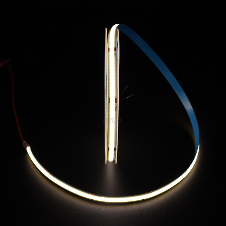 320 LED 플렉서블 COB LED 스트립 라이트 3000K/4000K/6500K CE 및 RoHS 인증 24V/12V