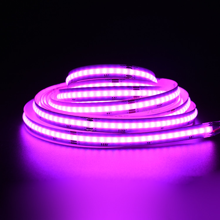 외관 Led Light Strips 2700-6500K 유연한 Cob LED 옷장 장식품 좋은 품질 RGB Cob LED 라이트