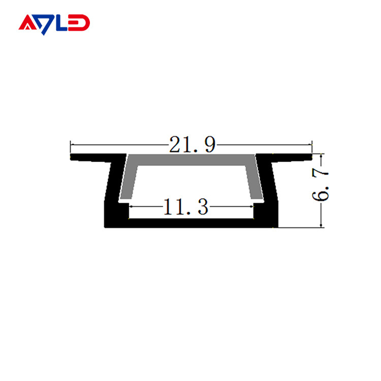 11mm pcs borad 15.8*6.7mm LED 스트립 라이트 알루미늄 프로파일 설치가 쉬운 LED 알루미늄